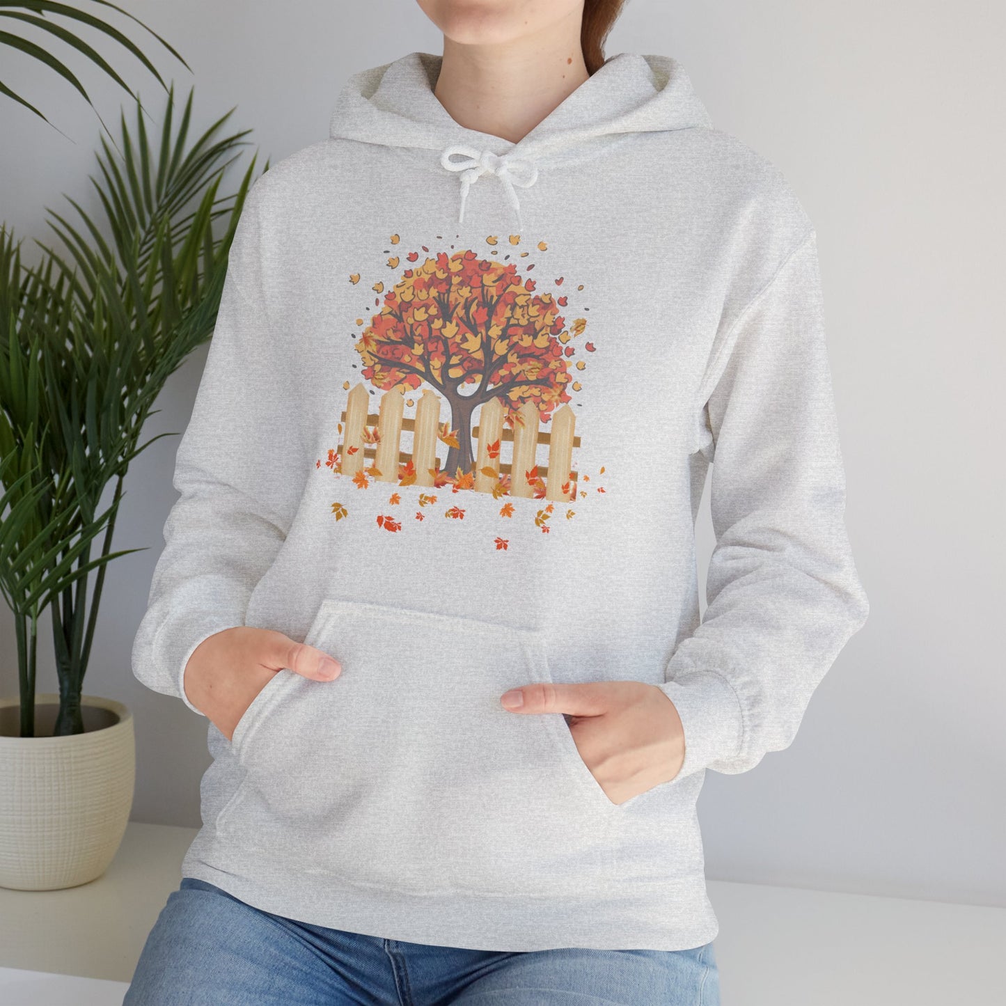 Autumn Tree Hoodie | Thanksgiving Gift, Nature-Inspired Casual Wear | True North
