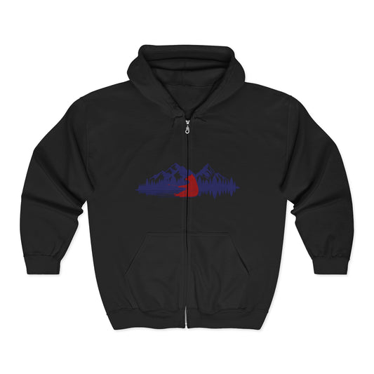 Heavy Blend Full Zip Hooded Sweatshirt | Cozy Layer for Outdoors Adventures | True North