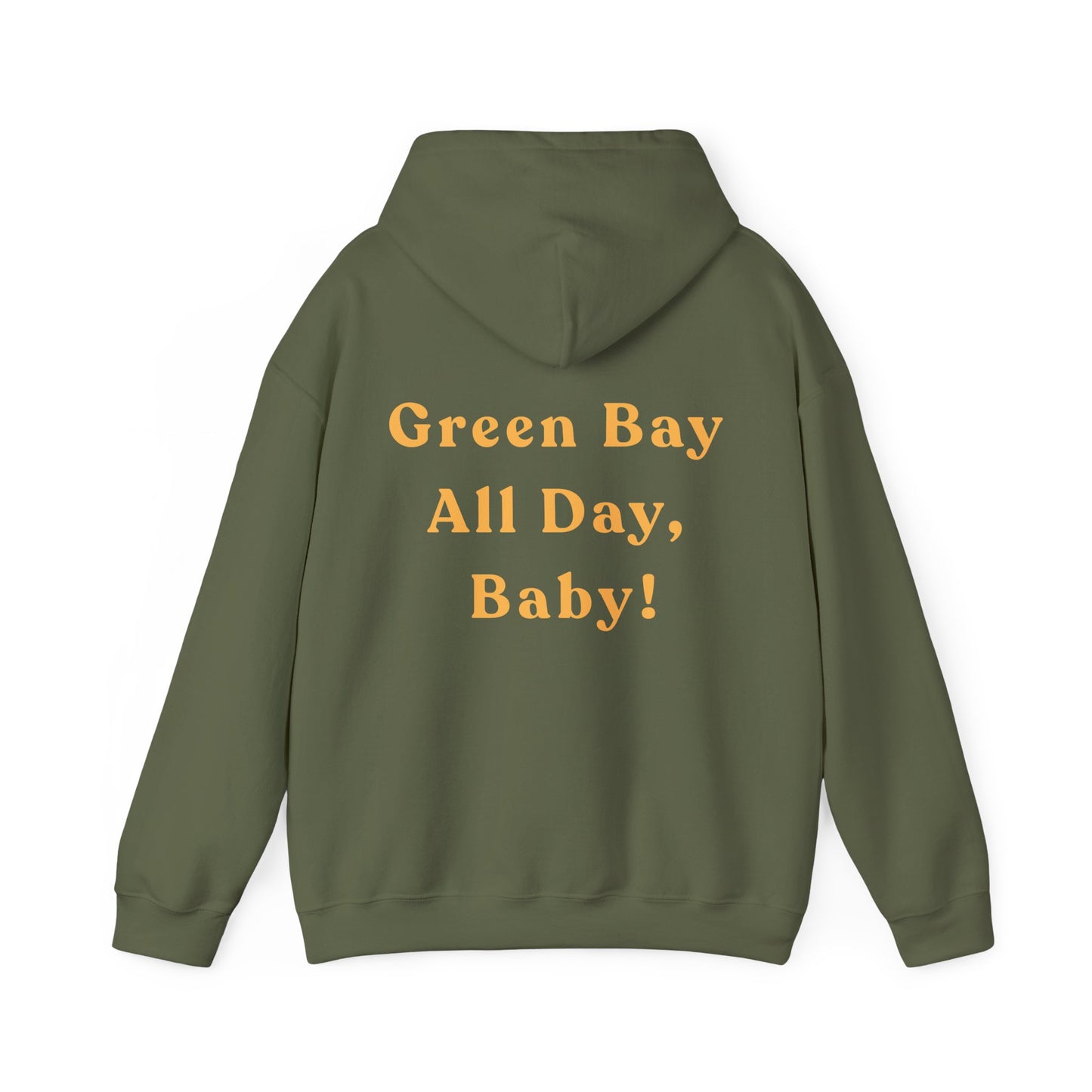 Green Bay Fan Gear Heavy Blend Hooded Sweatshirt | Cozy Sundays | True North