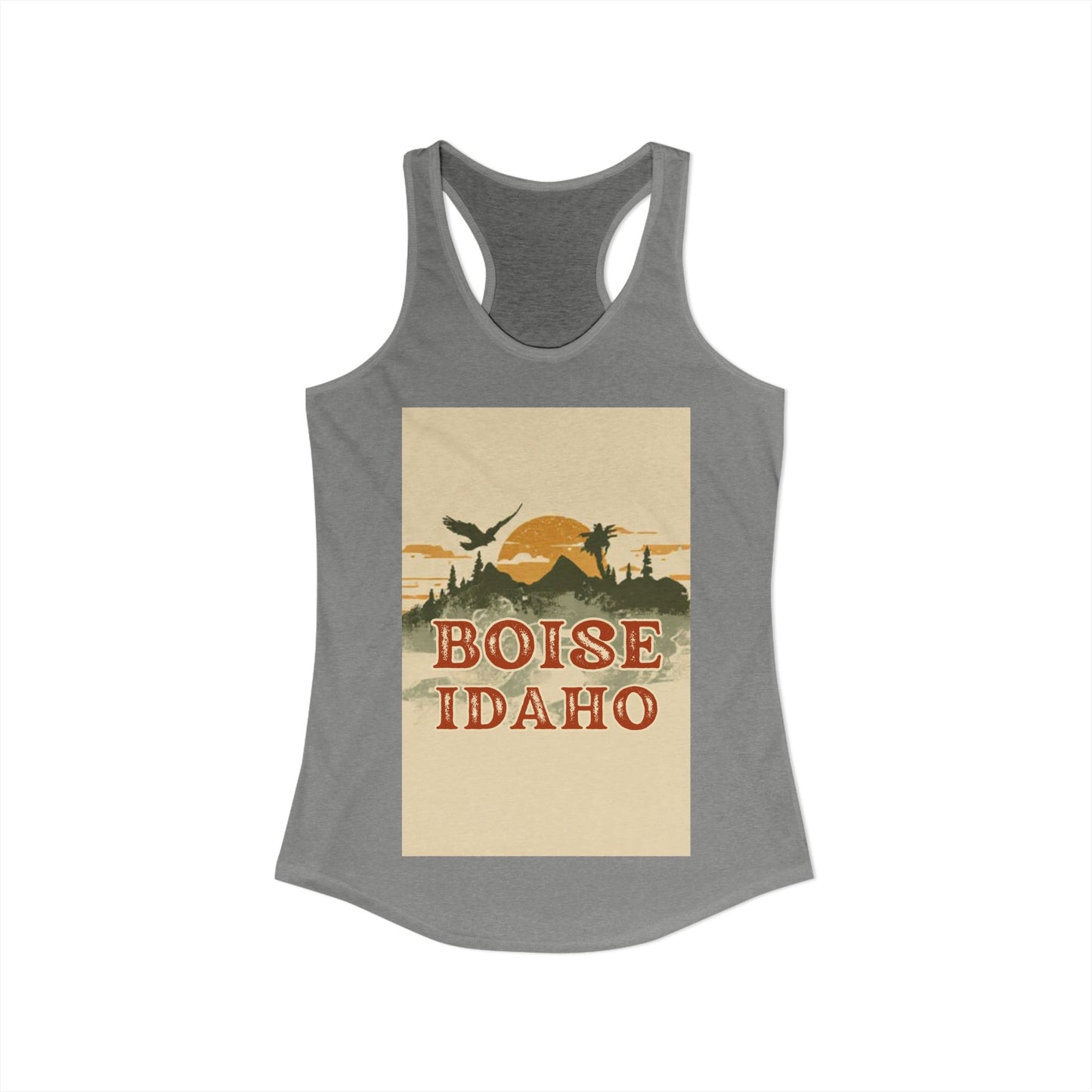 Women's Ideal Racerback Tank BOISE