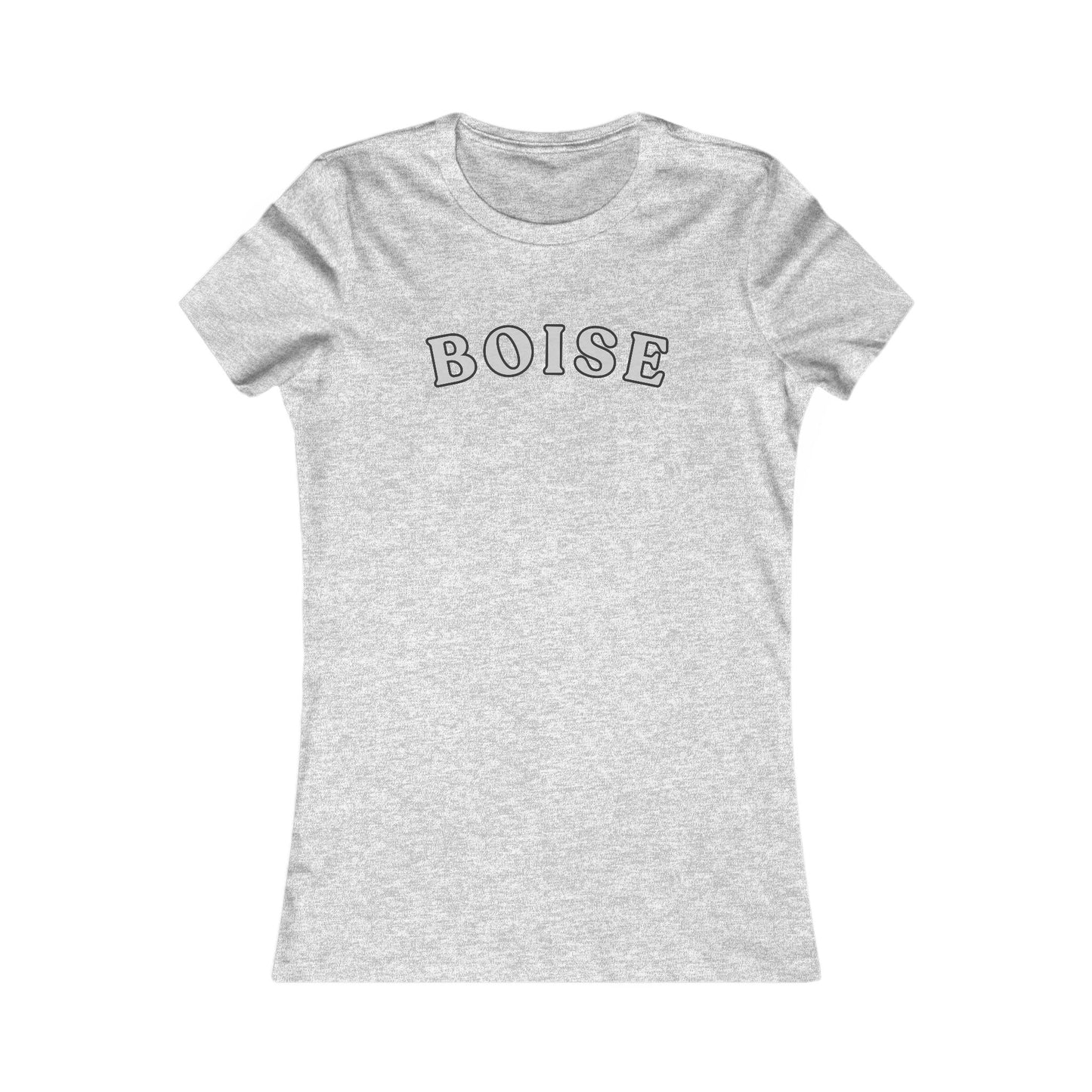 Boise Script Women's Tee — Minimal City Name Graphic T-Shirt