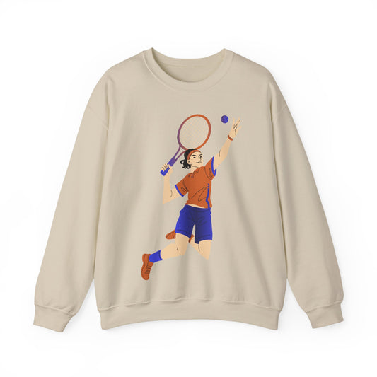 Tennis Graphic Crewneck Sweatshirt | Casual Play | True North