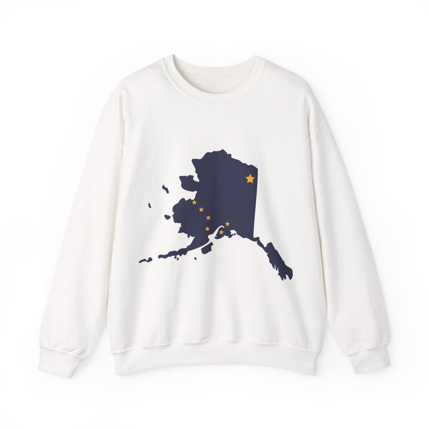 Alaska Map Crewneck Sweatshirt | Cozy Souvenir Pullover | True North