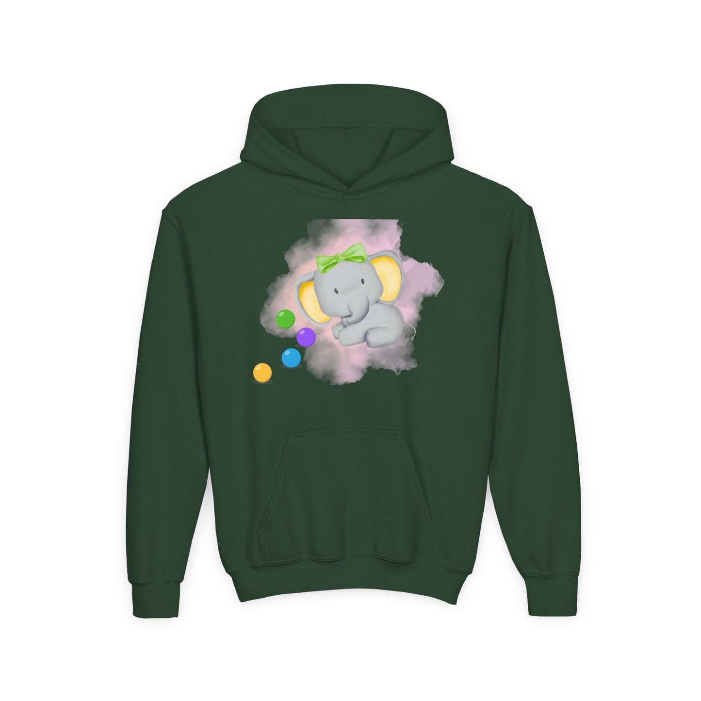 Cute Elephant Youth Sweatshirt | Cozy Playtime Essential | True North