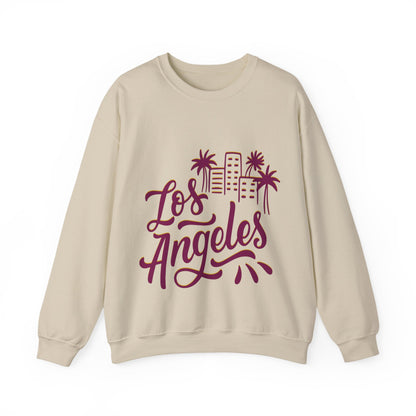 Los Angeles Vibe Crewneck Sweatshirt | Travel Souvenir | True North