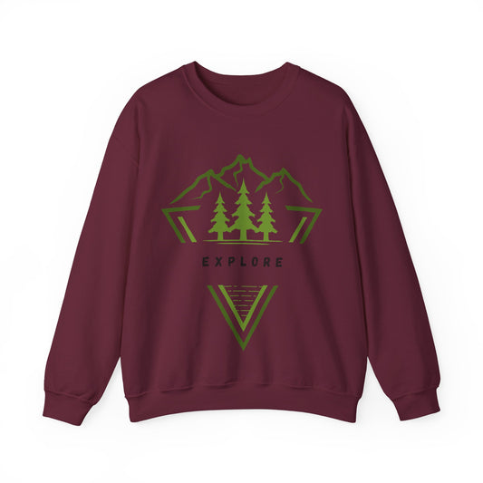 Explore Nature Crewneck Sweatshirt | Outdoor Adventurers | True North