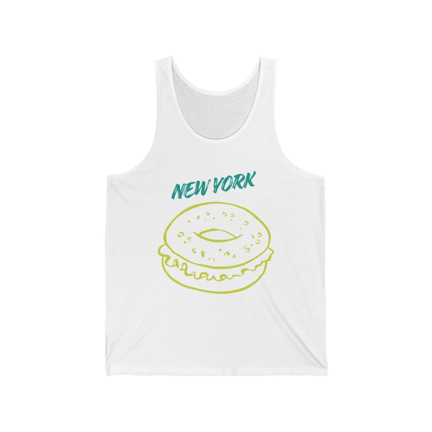 New York Bagel Men/Unisex Tank Top | Retro Deli | True North