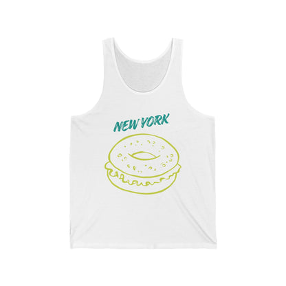 New York Bagel Men/Unisex Tank Top | Retro Deli | True North