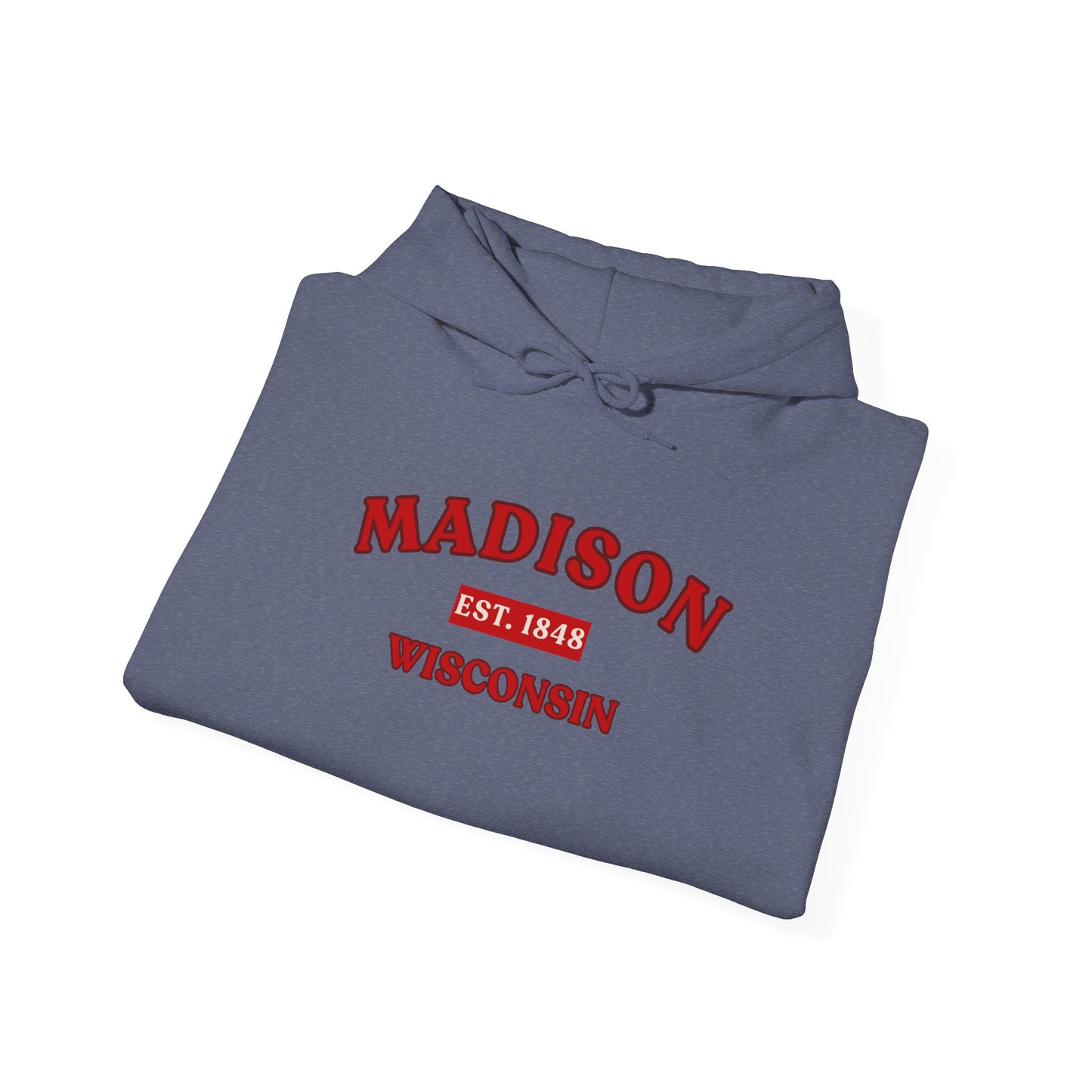 Madison Wisconsin Hoodie – Collegiate Vintage Campus Sweatshirt