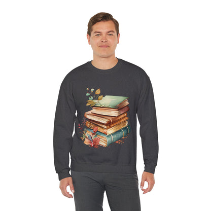 Book Lover's Crewneck Sweatshirt | Autumn Literary Sweatshirt  | True North