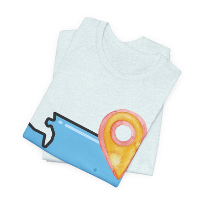 SPOKANE Map T-Shirt with Location Pin — Travel & Home Pride Tee