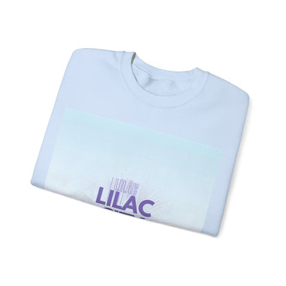 Lilac City Spokane Crewneck Sweatshirt — Pastel Gradient Graphic Pullover