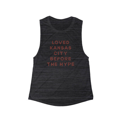 Loved Kansas City | Women’s Flowy Scoop Muscle Tank | True North