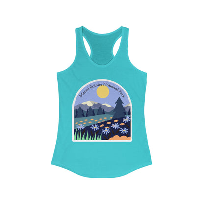 Mount Rainier National Park | Women’s Ideal Racerback Tank | True North