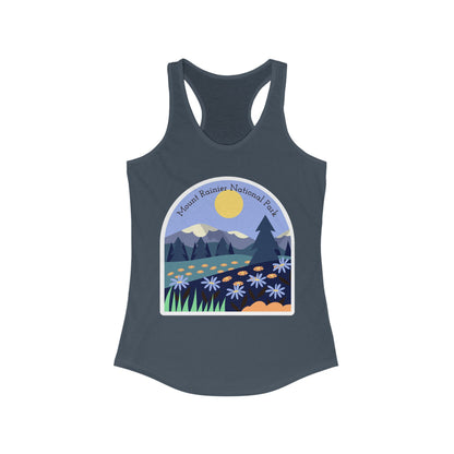 Mount Rainier National Park | Women’s Ideal Racerback Tank | True North