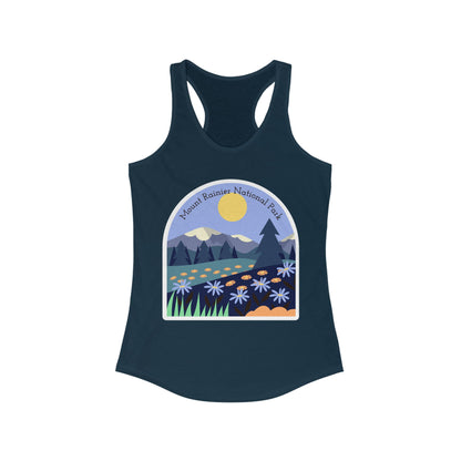 Mount Rainier National Park | Women’s Ideal Racerback Tank | True North