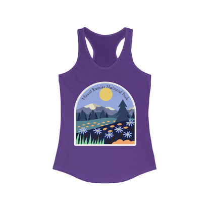Mount Rainier National Park | Women’s Ideal Racerback Tank | True North