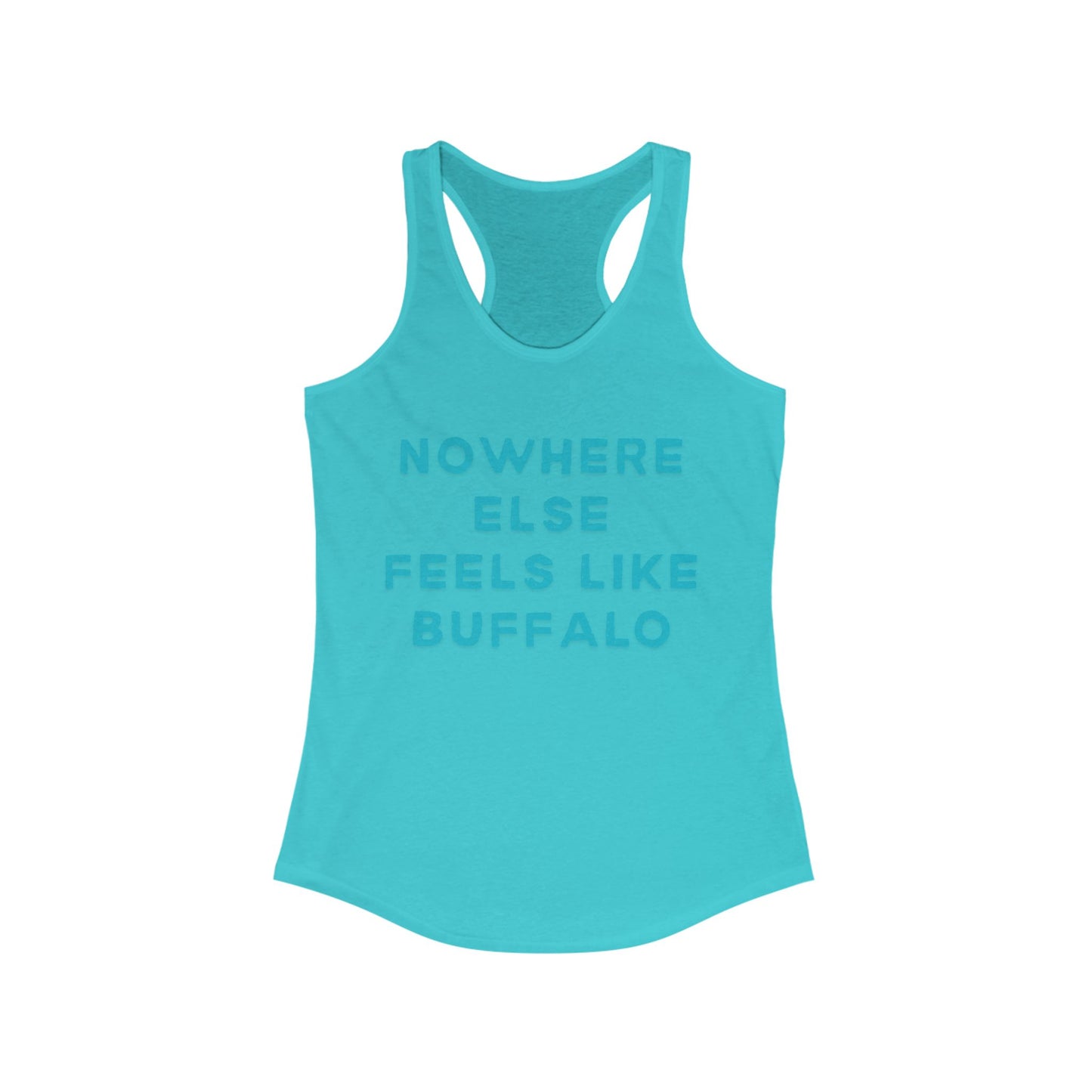 Nowhere else feels like BUFFALO | Women’s Ideal Racerback Tank | True North