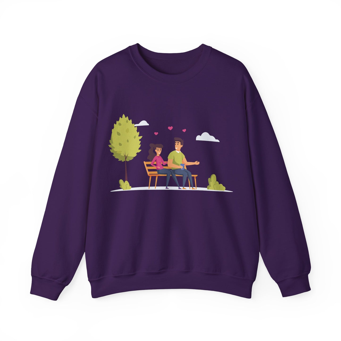 Cute Couple Crewneck Sweatshirt | Cozy Relationship Apparel | True North