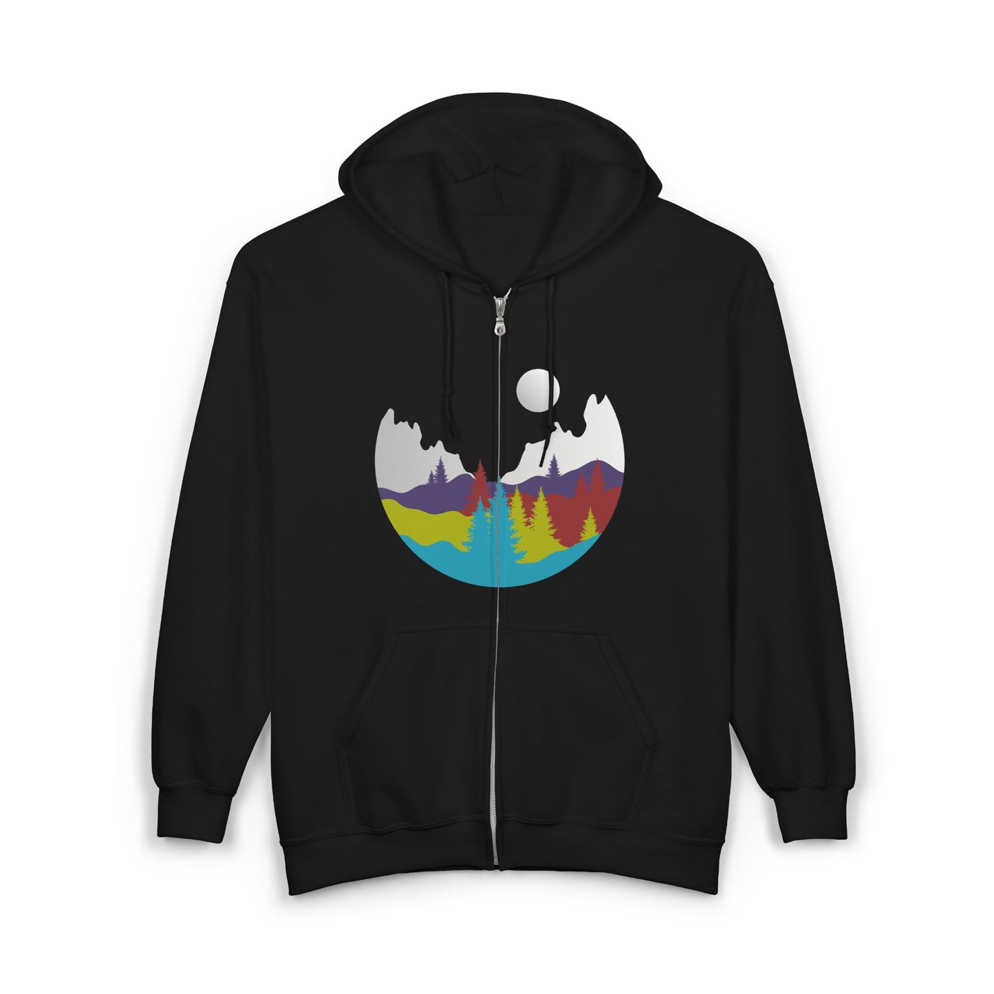Nature-Inspired Zip Hoodie | Cozy Outdoor | True North