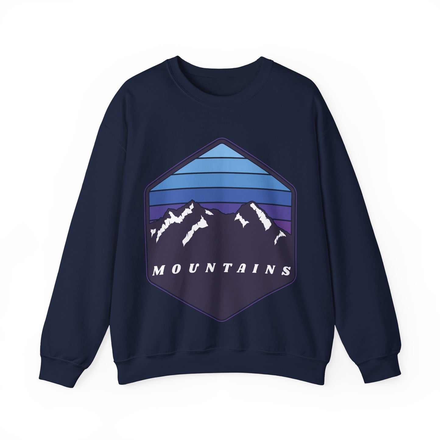 Mountain Adventure Crewneck Sweatshirt | Cozy Nature Vibes | True North