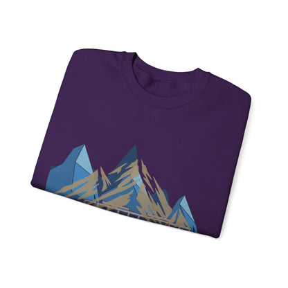 Mountain Reflection Crewneck Sweatshirt | Adventure and Nature Lovers | True North