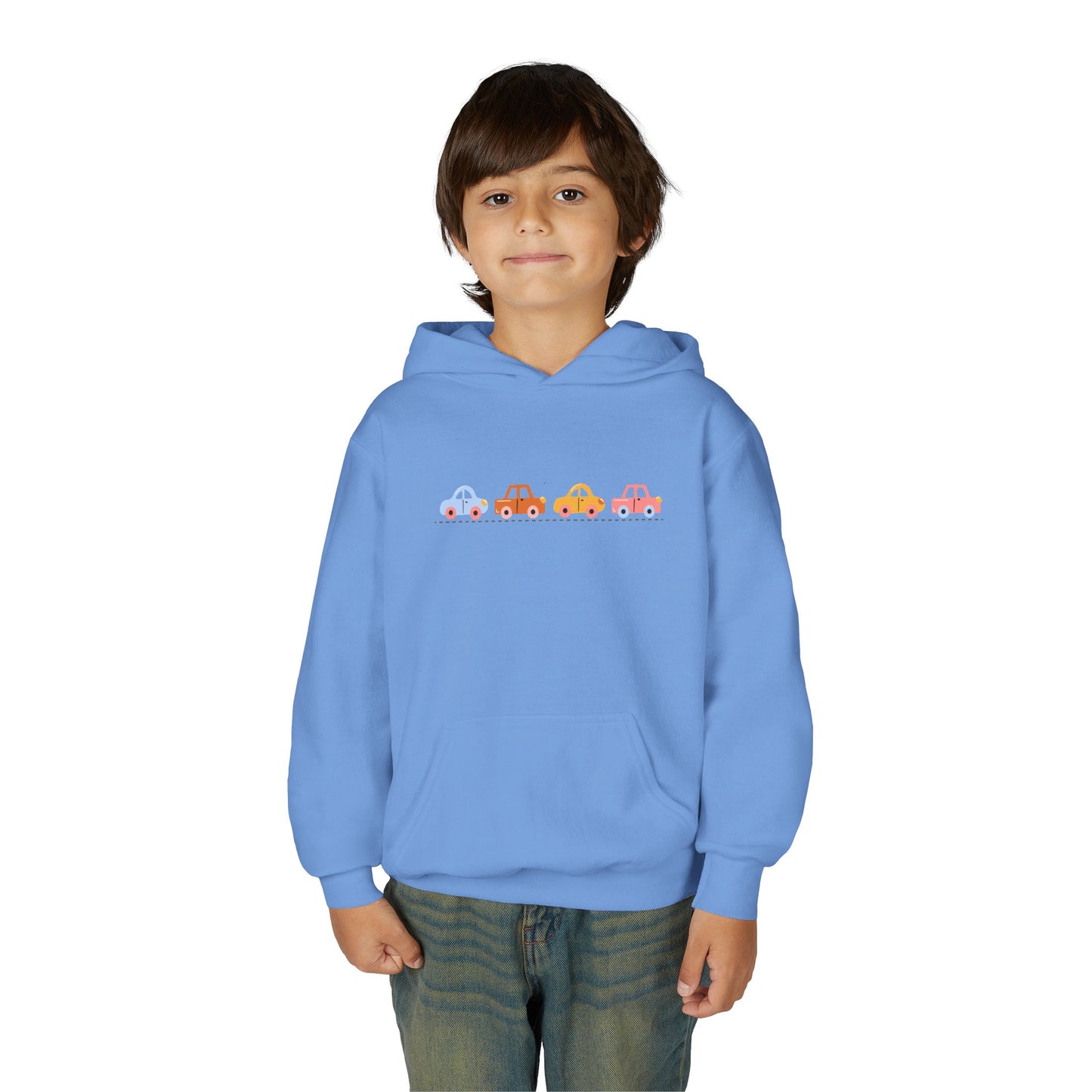 Cute Car-Themed Youth Hoodie | Adorable Sweatshirt | True North