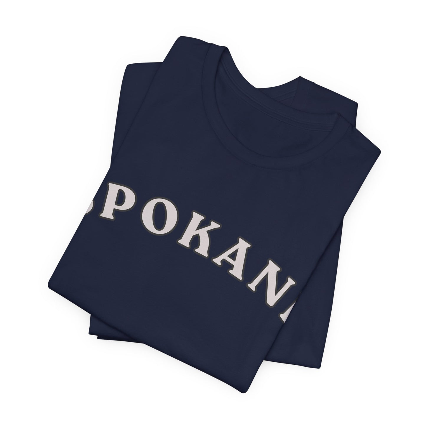 Spokane Retro Arch T-Shirt — Vintage College Style Tee