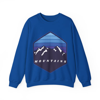 Mountain Adventure Crewneck Sweatshirt | Cozy Nature Vibes | True North
