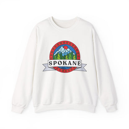 Spokane Mountain Badge Crewneck Sweatshirt