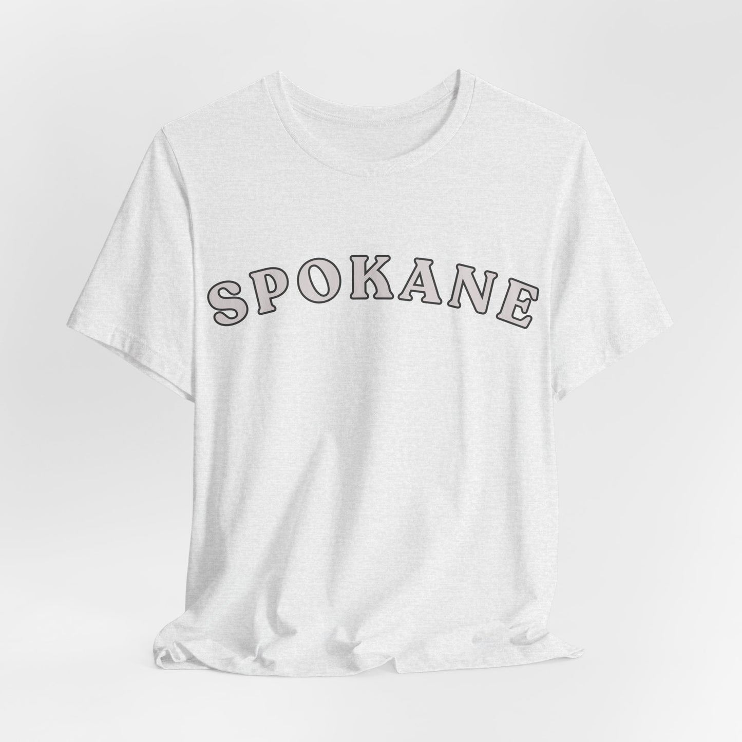 Spokane Retro Arch T-Shirt — Vintage College Style Tee