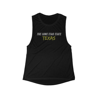 The Lone Star State TEXAS | Women’s Flowy Scoop Muscle Tank | True North