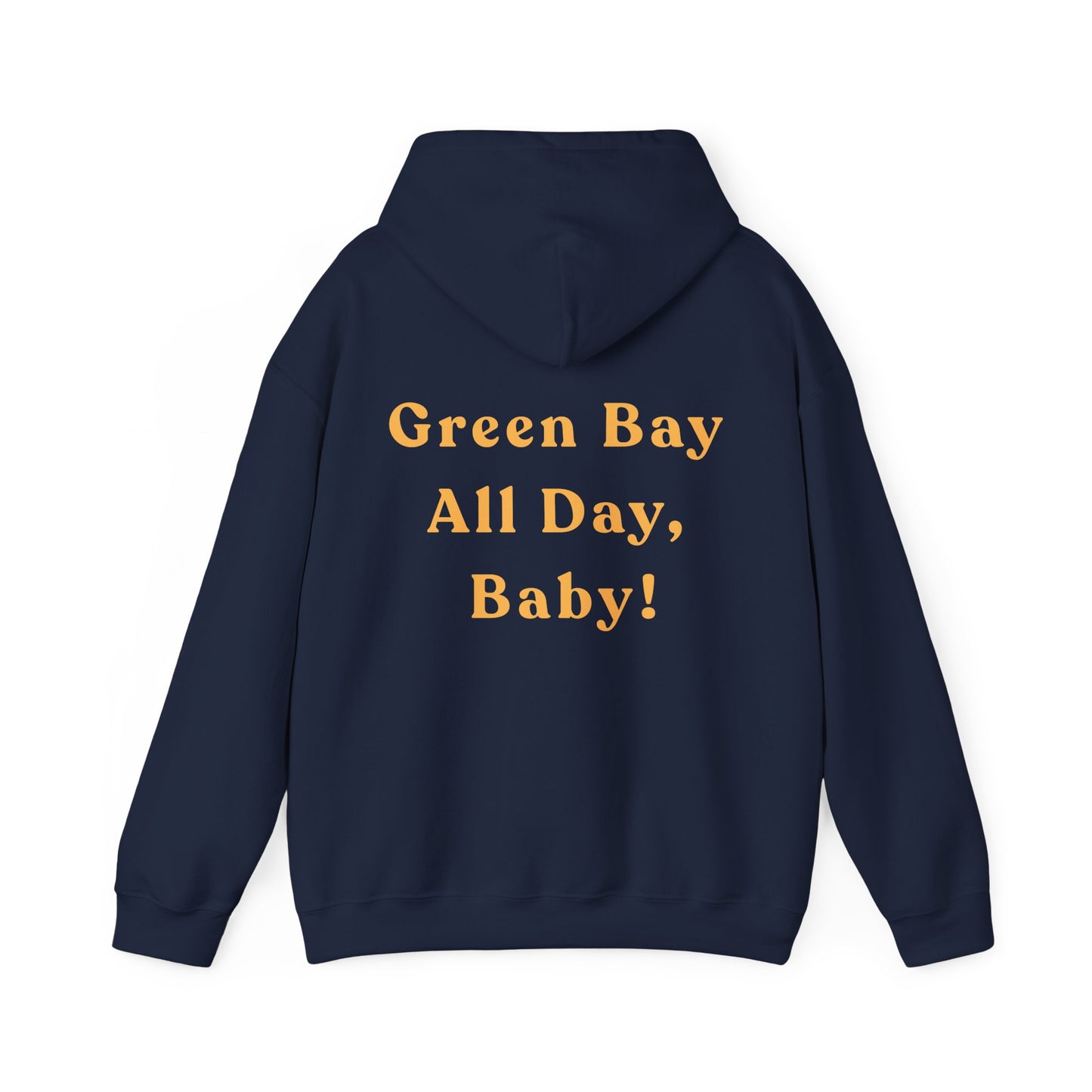 Green Bay Fan Gear Heavy Blend Hooded Sweatshirt | Cozy Sundays | True North