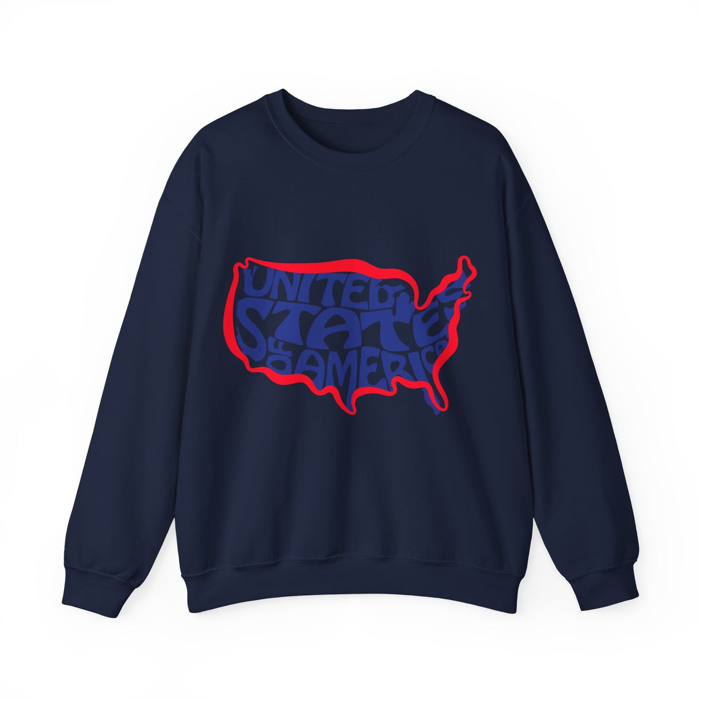 USA Map Crewneck Sweatshirt | True North