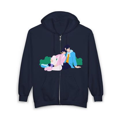 Cozy Couple Hoodie | Romantic Zip Sweatshirt | True North