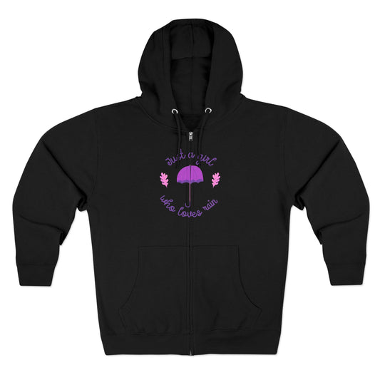 Cozy Zip Hoodie with Umbrella Design | Comfortable Layering | True North