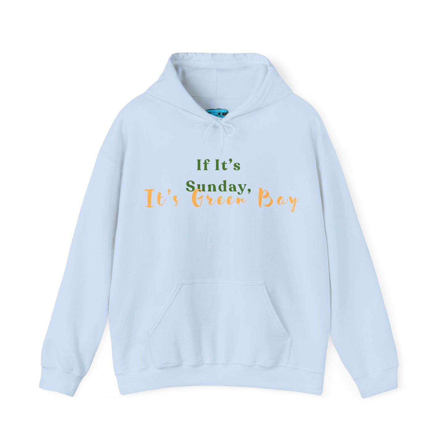 Green Bay Fan Gear Heavy Blend Hooded Sweatshirt | Cozy Sundays | True North
