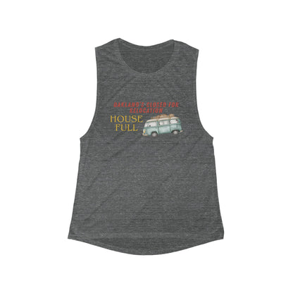 House Full OKLAHOMA City | Women’s Flowy Scoop Muscle Tank | True North