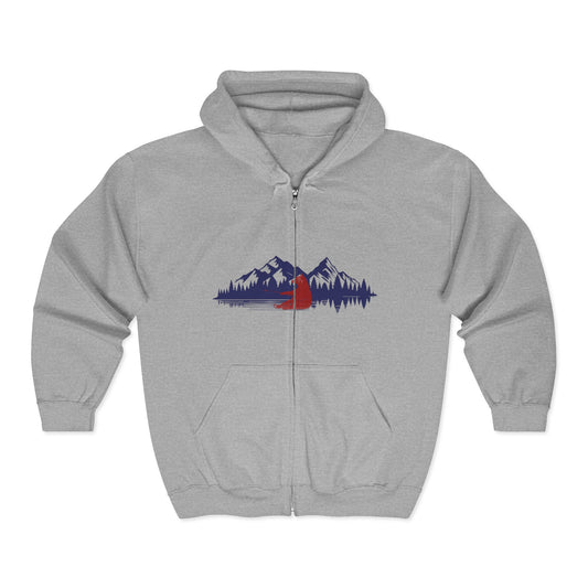 Heavy Blend Full Zip Hooded Sweatshirt | Cozy Layer for Outdoors Adventures | True North