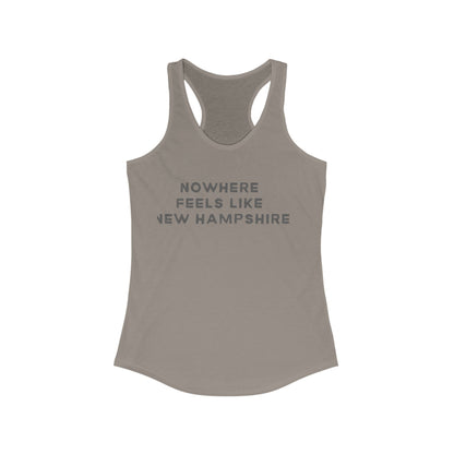 Nowhere feels like New Hampshire | Women’s Ideal Racerback Tank | True North