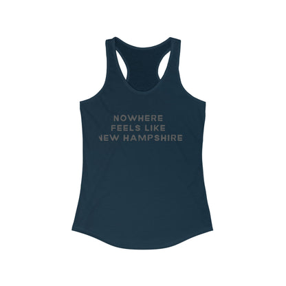 Nowhere feels like New Hampshire | Women’s Ideal Racerback Tank | True North