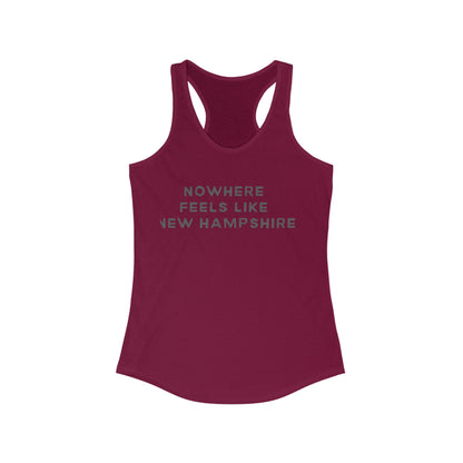 Nowhere feels like New Hampshire | Women’s Ideal Racerback Tank | True North