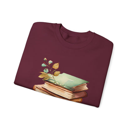 Book Lover's Crewneck Sweatshirt | Autumn Literary Sweatshirt  | True North