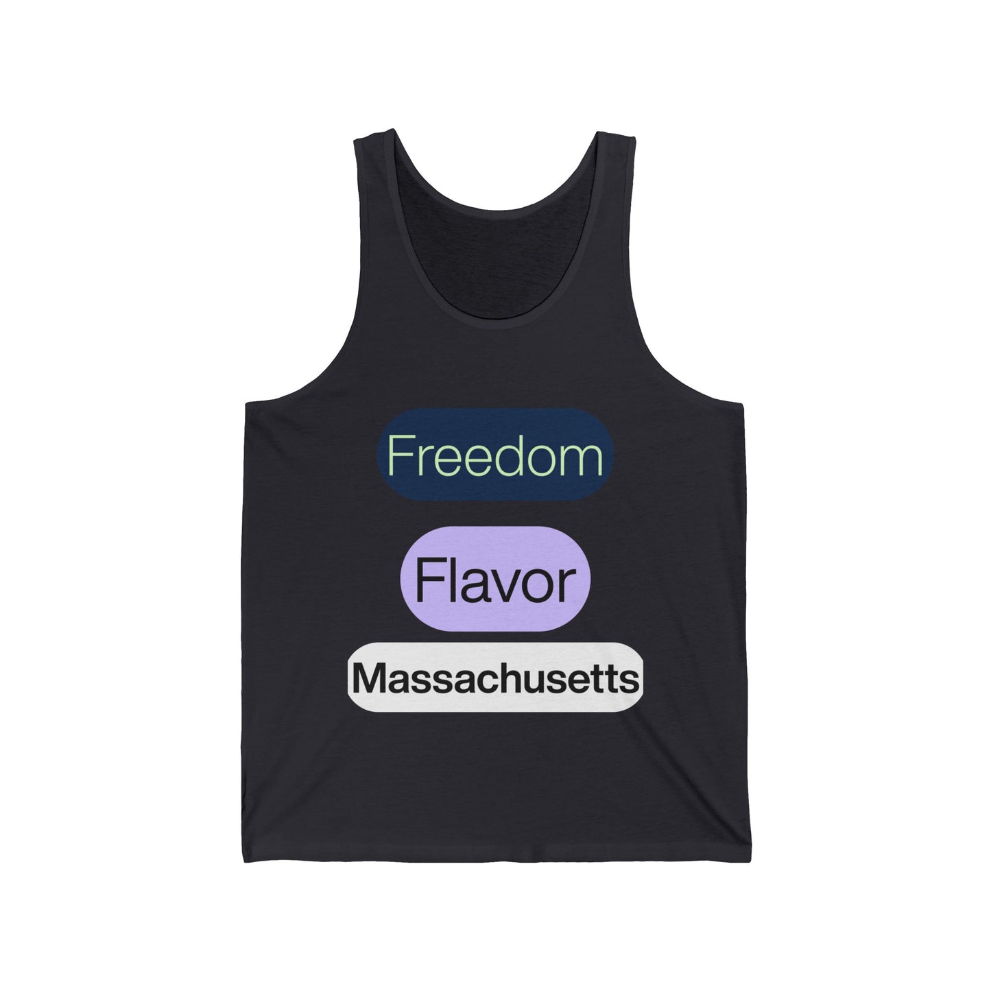 Massachusetts Men/Unisex Tank Top |  Freedom Flavor  | True North