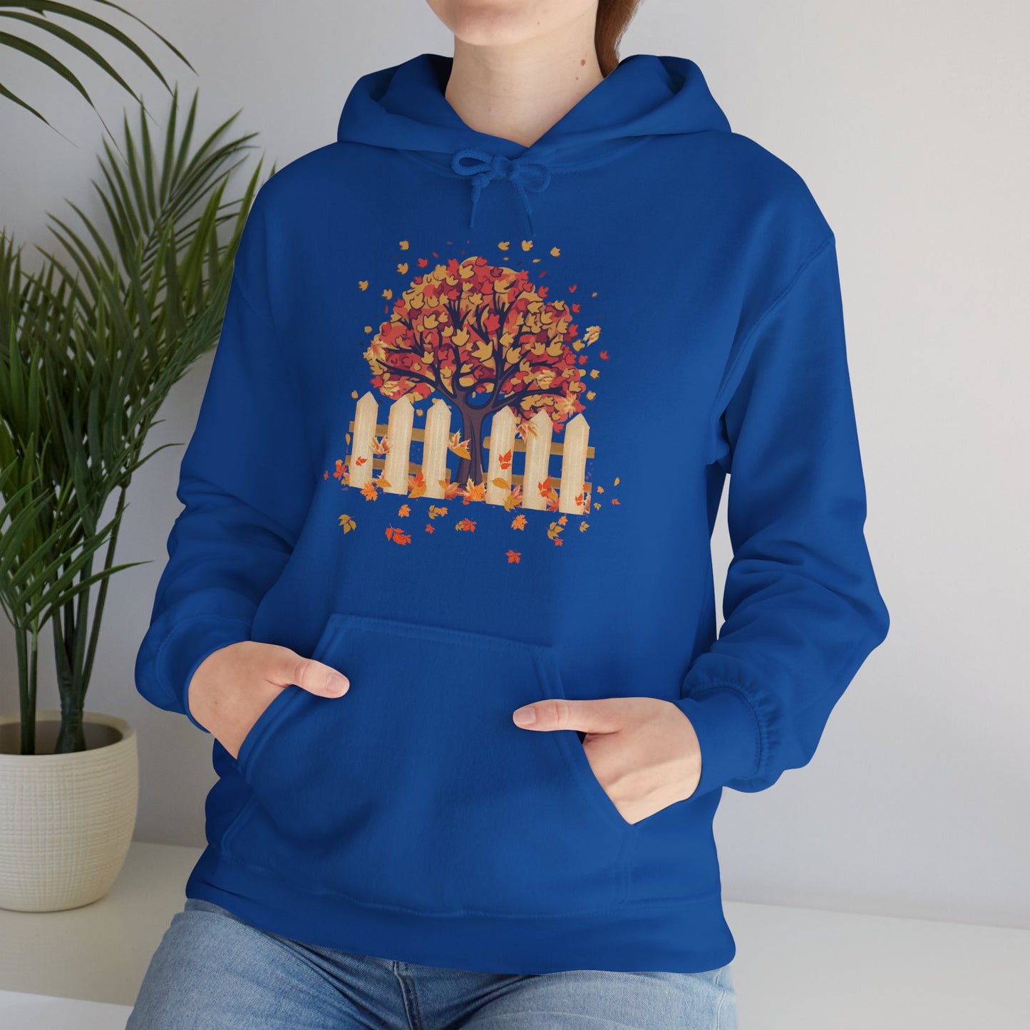 Autumn Tree Hoodie | Thanksgiving Gift, Nature-Inspired Casual Wear | True North