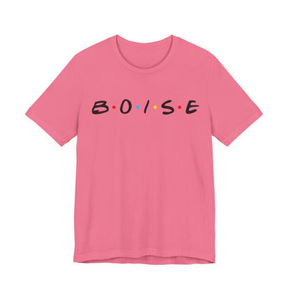 Boise Retro Friends-Style Tee — City Name Graphic T-Shirt