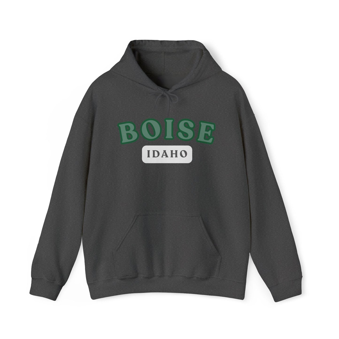 Boise Idaho Arch Hoodie — Vintage Collegiate City Pullover