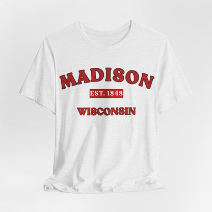 Madison Wisconsin Established 1848 JERSEY Tee