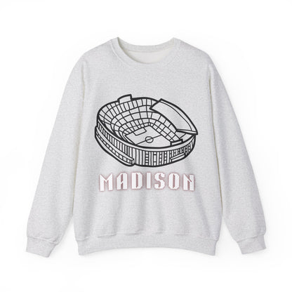 Madison Stadium Unisex Crewneck Sweatshirt | Soft Cotton Fit | True North