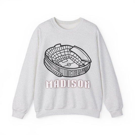 Madison Stadium Unisex Crewneck Sweatshirt | Soft Cotton Fit | True North